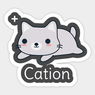 Funny Cat Science Sticker